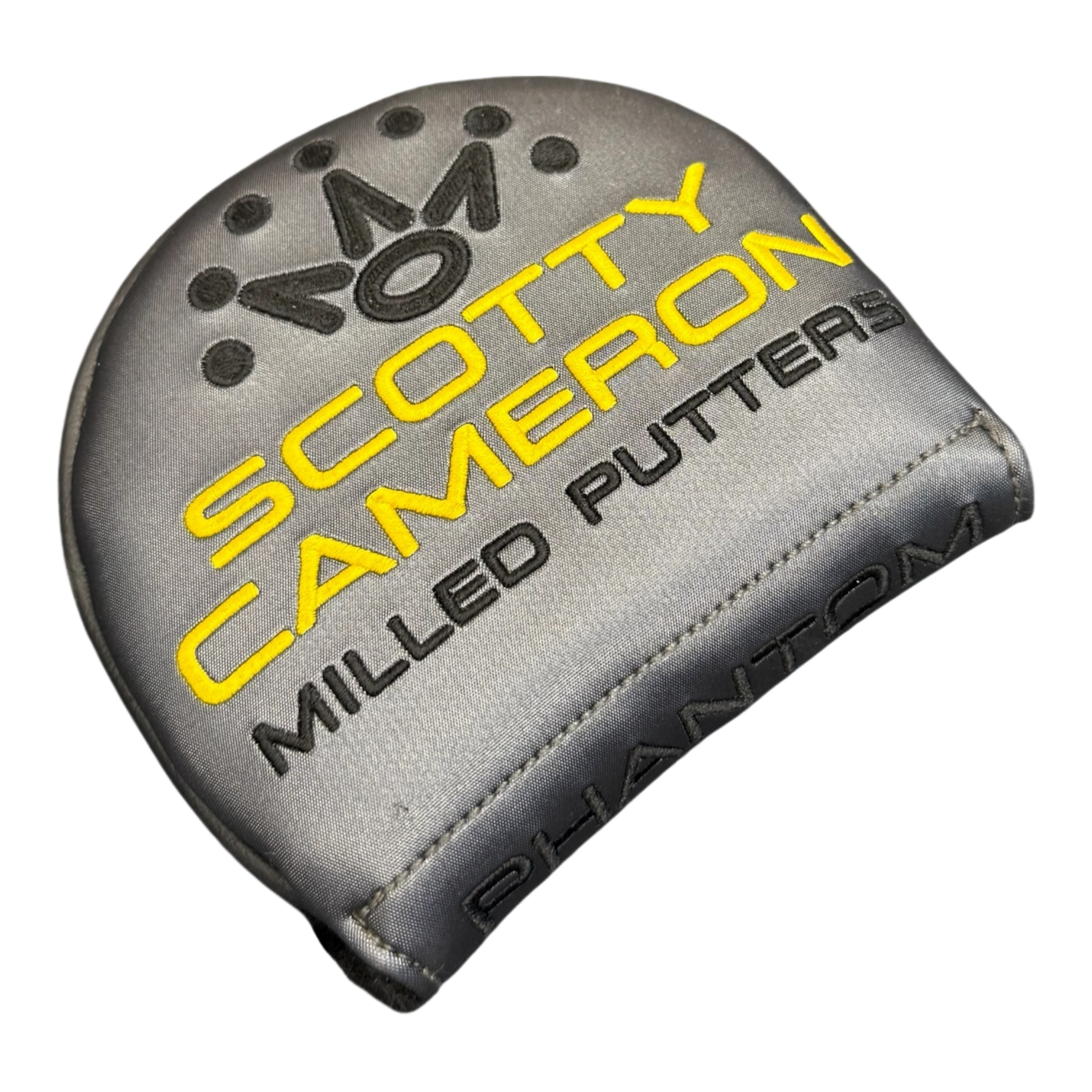 Scotty Cameron putter head cover on a white background