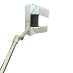 Golf club head with a white background