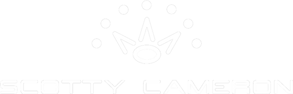 Logo of Scotty Cameron with a stylized design on a white background