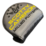 Scotty Cameron putter headcover with branding on a white background