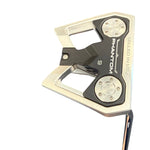 Golf putter head with 'Phantom' branding on a white background