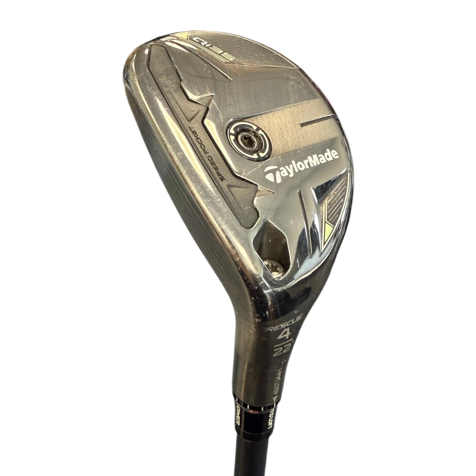 TaylorMade Qi35 4 Hybrid 22 Degree Regular Shaft LEFT HAND
