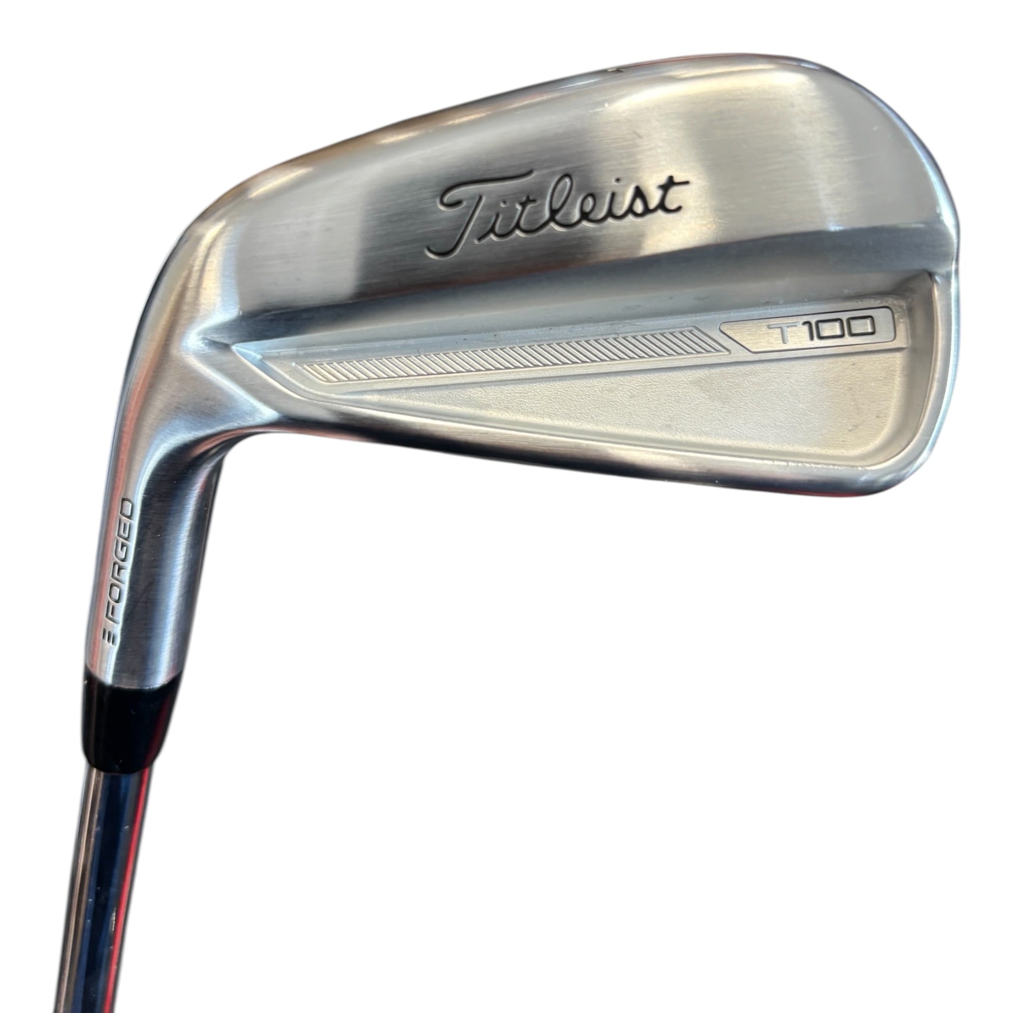 Titleist T100 5-PW 2023 Irons - S300 AMT White LEFT HAND