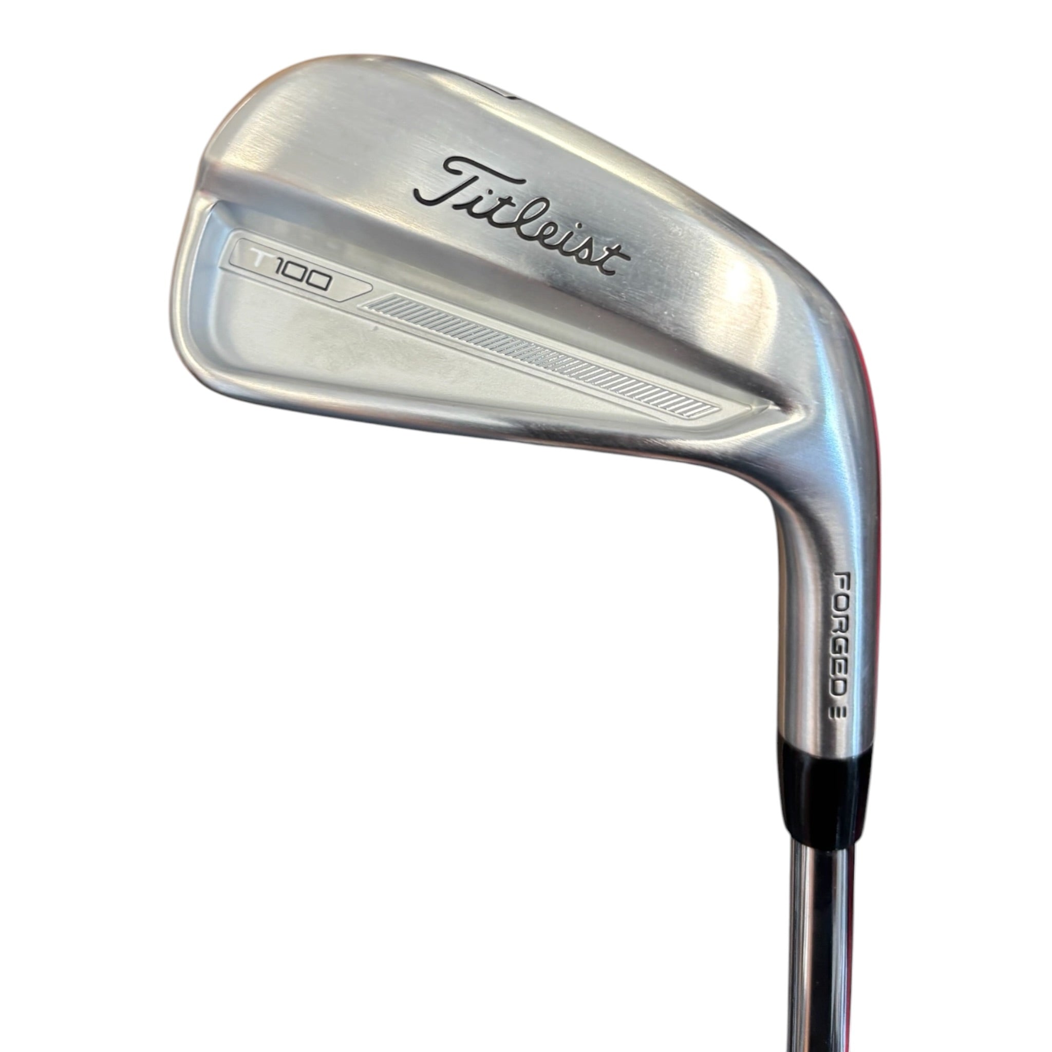 Titleist T100 4-PW 2023 Irons - AMT White Stiff Steel Shafts