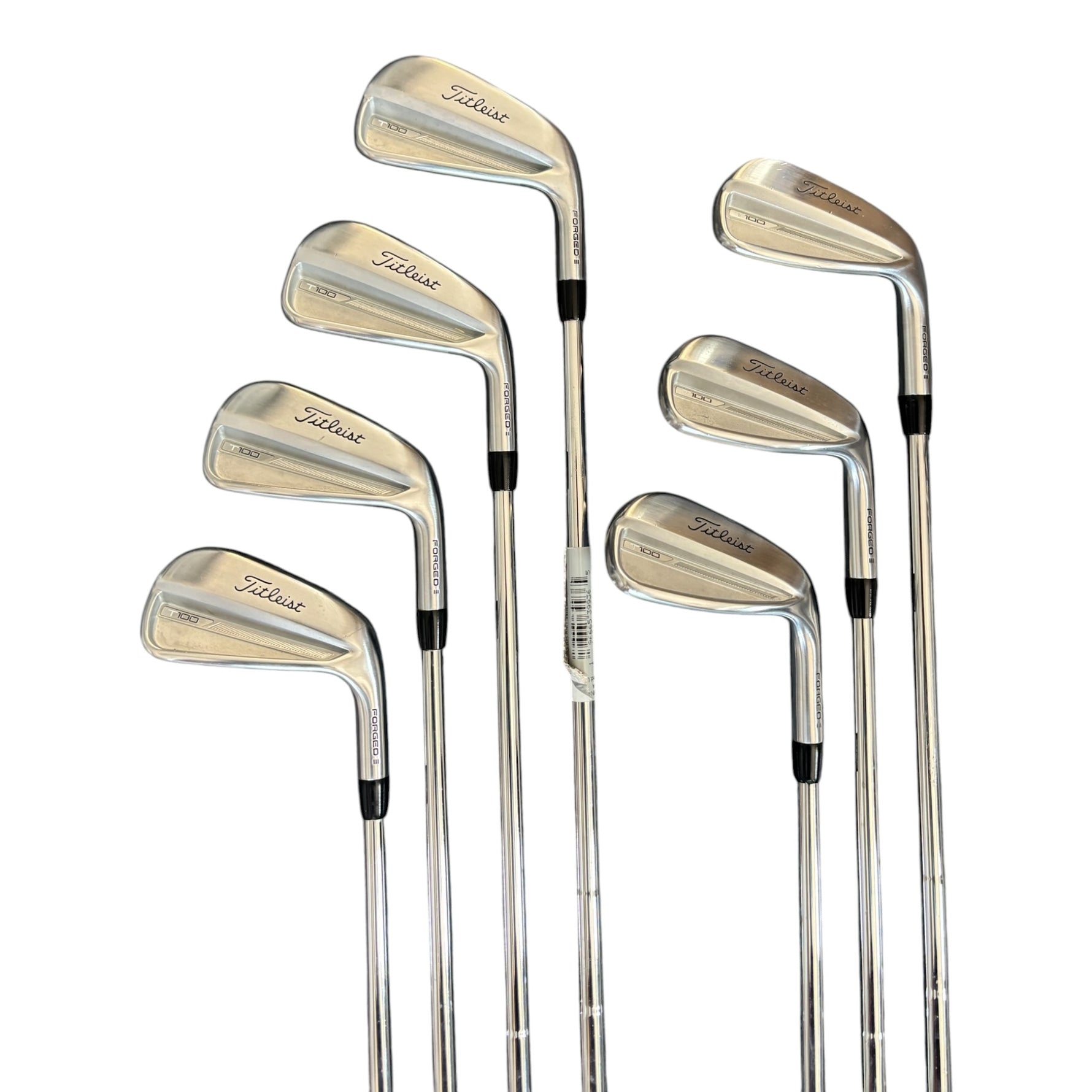 Titleist T100 4-PW 2023 Irons - AMT White Stiff Steel Shafts