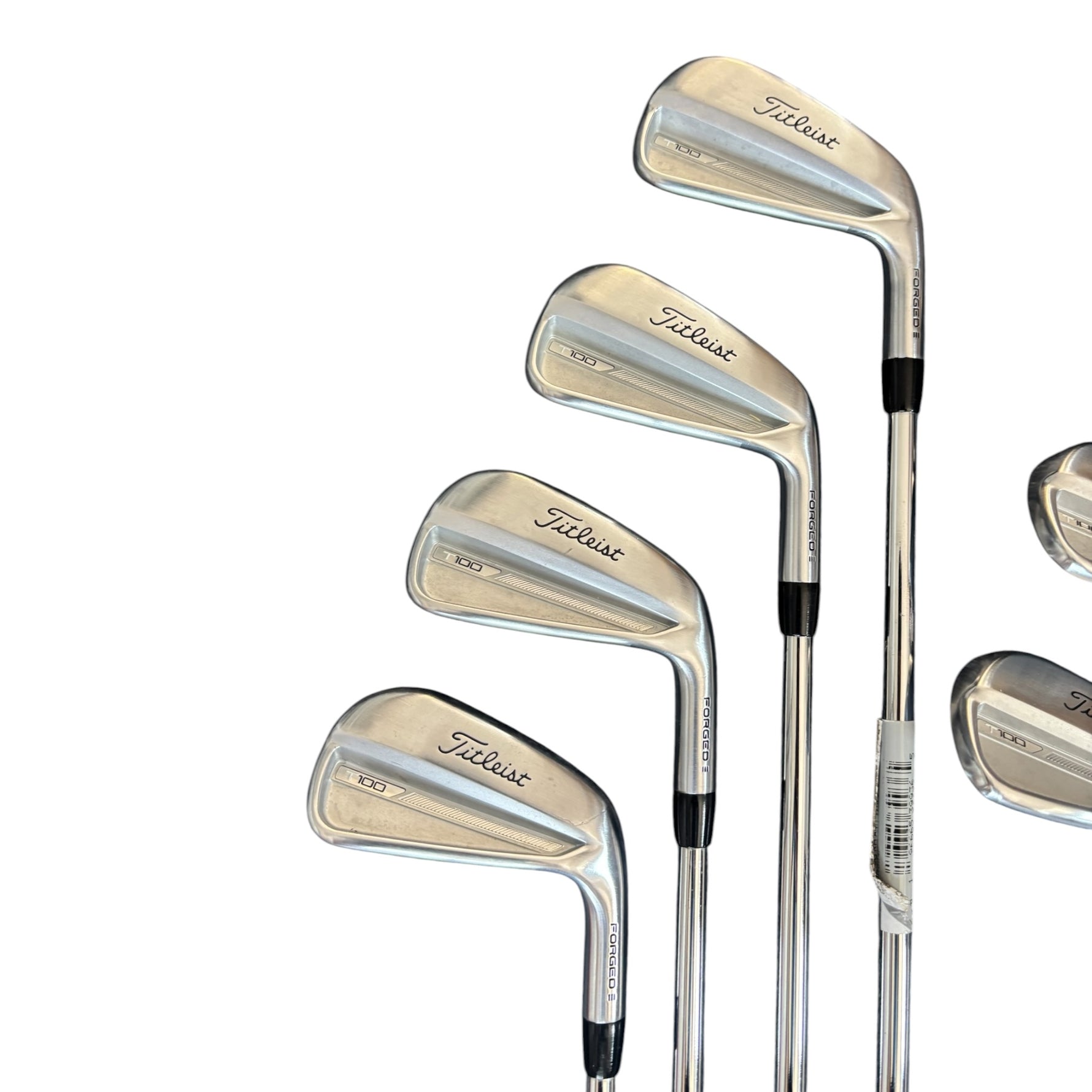 Titleist T100 4-PW 2023 Irons - AMT White Stiff Steel Shafts